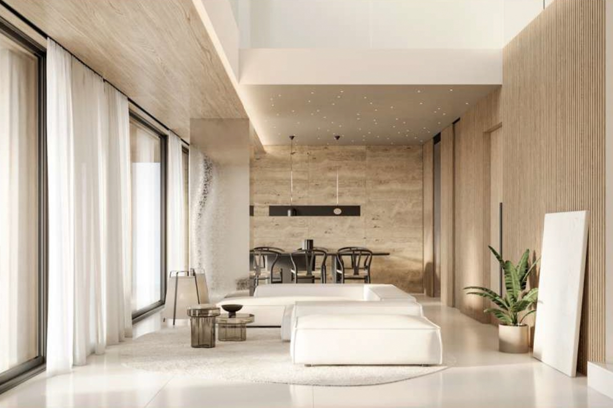 Sea view penthouse maisonette with private pool in Ano Glyfada