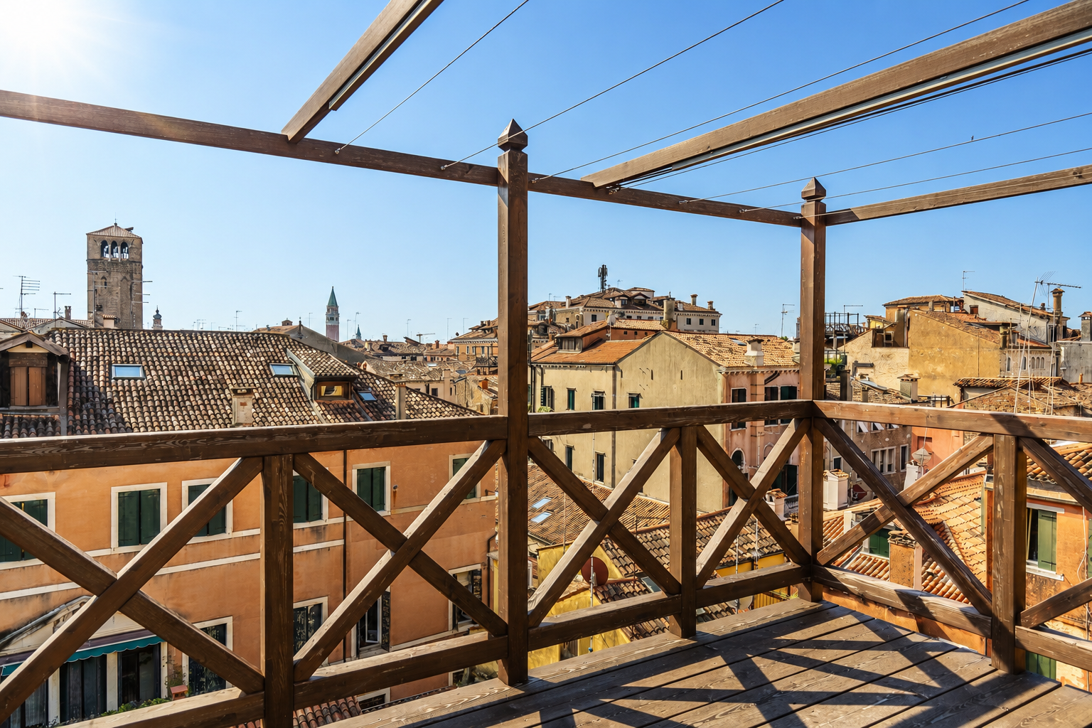 Charming apartment with splendid rooftop terrace