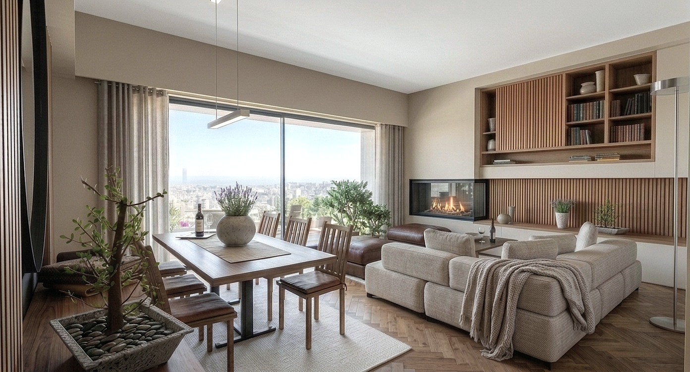 6th floor penthouse with sea and Acropolis views