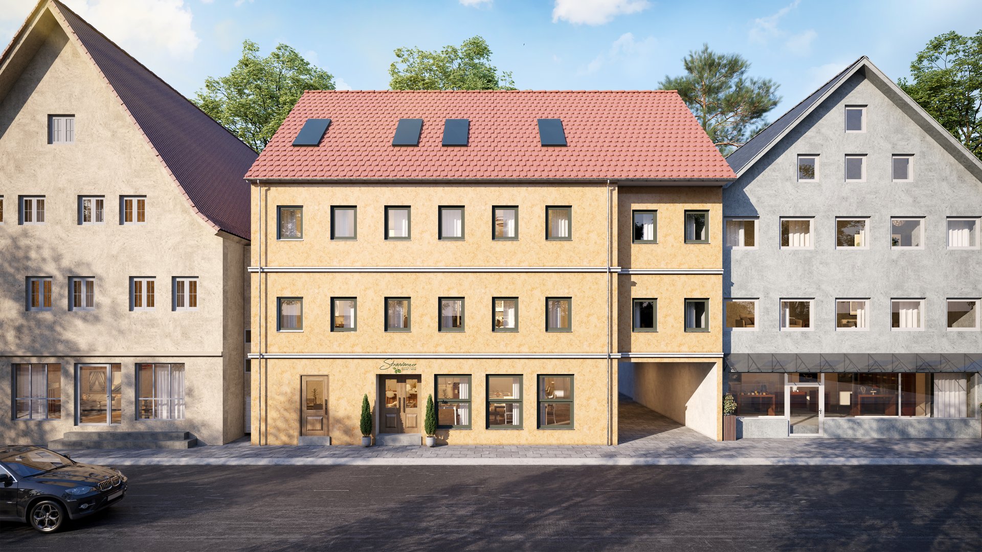 Erstbezug im 1. Obergeschoss – Wohnen mit historischem Flair im Herzen von Wolnzach