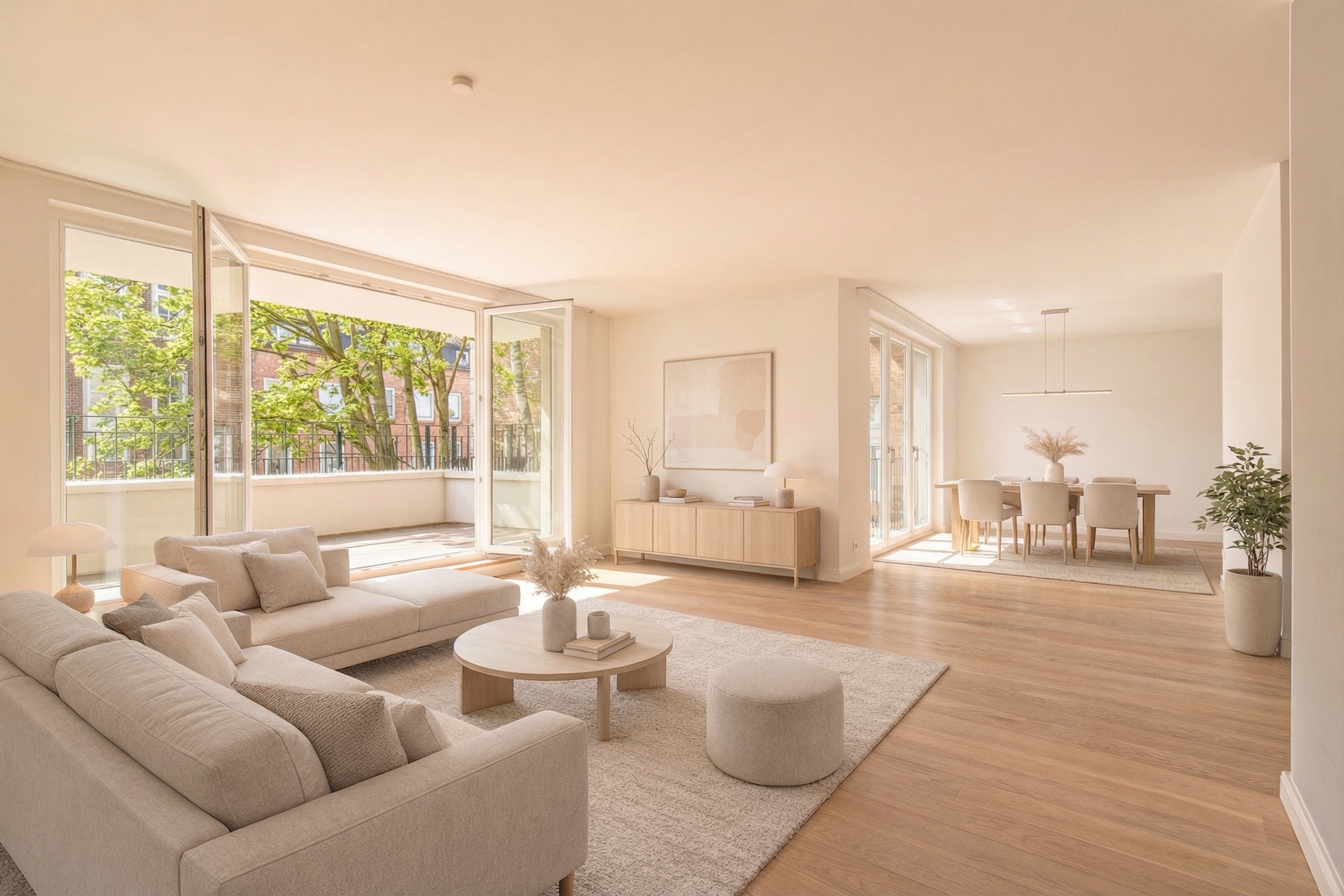 Morgens Goldbekmarkt, abends Mühlenkamp.