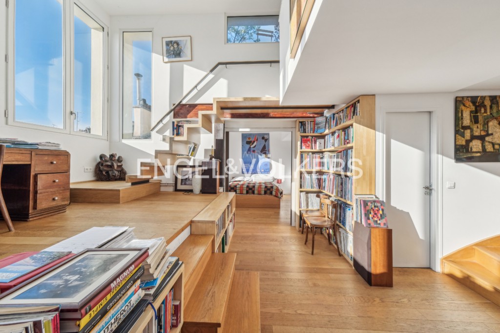Paris XI - Außergewöhnliches Triplex mit Dachterrasse 52 m² uneinsehbar - Village Faidherbe