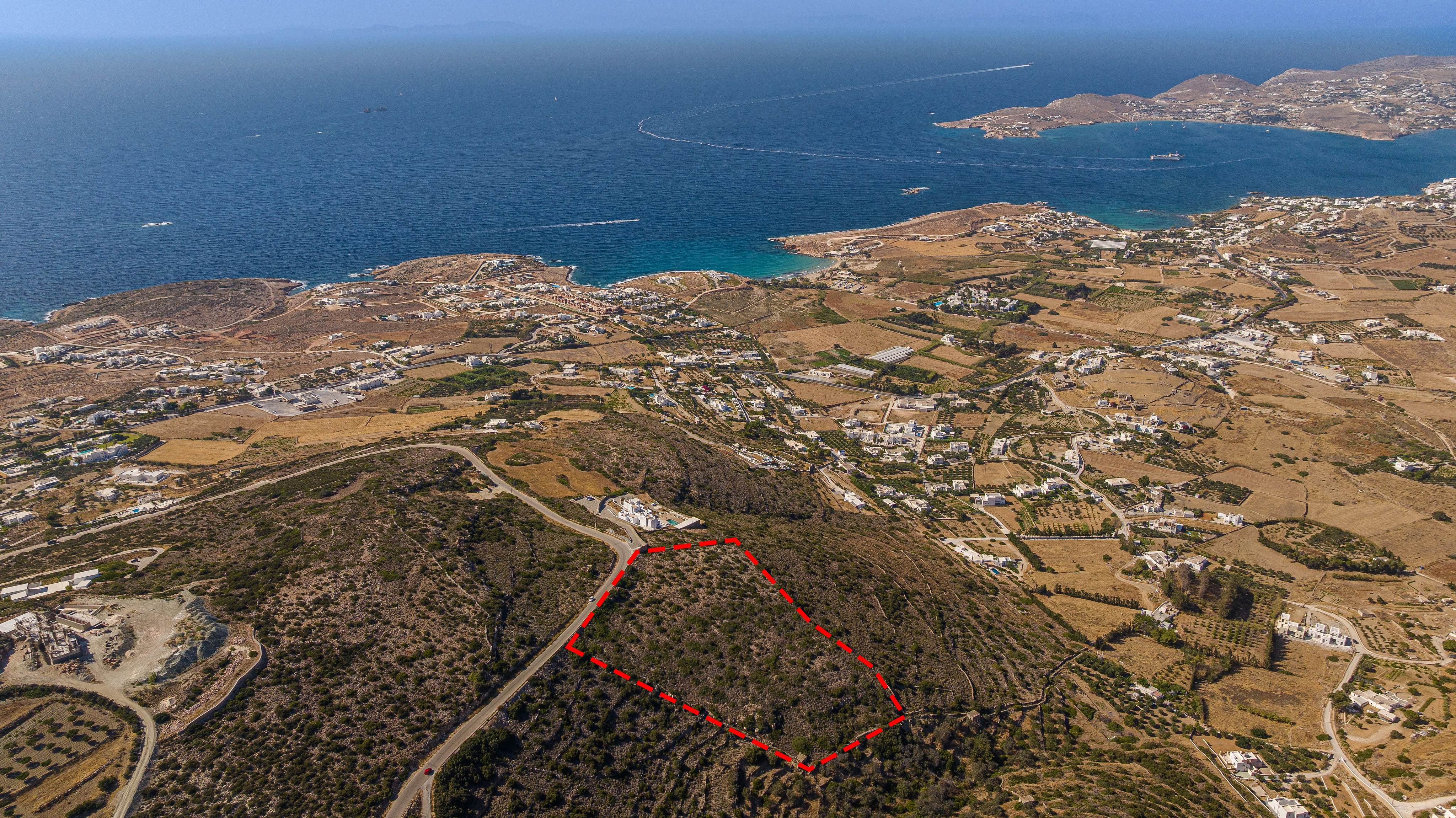 Exclusive hillside plot with permit and public road access