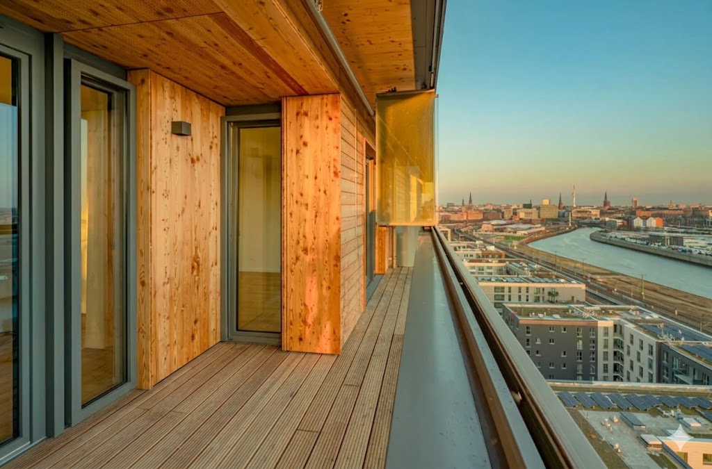 Hoch hinaus. Tief entspannt. Wohnen mit Weitblick im innovativen Holzhochhaus ROOTS