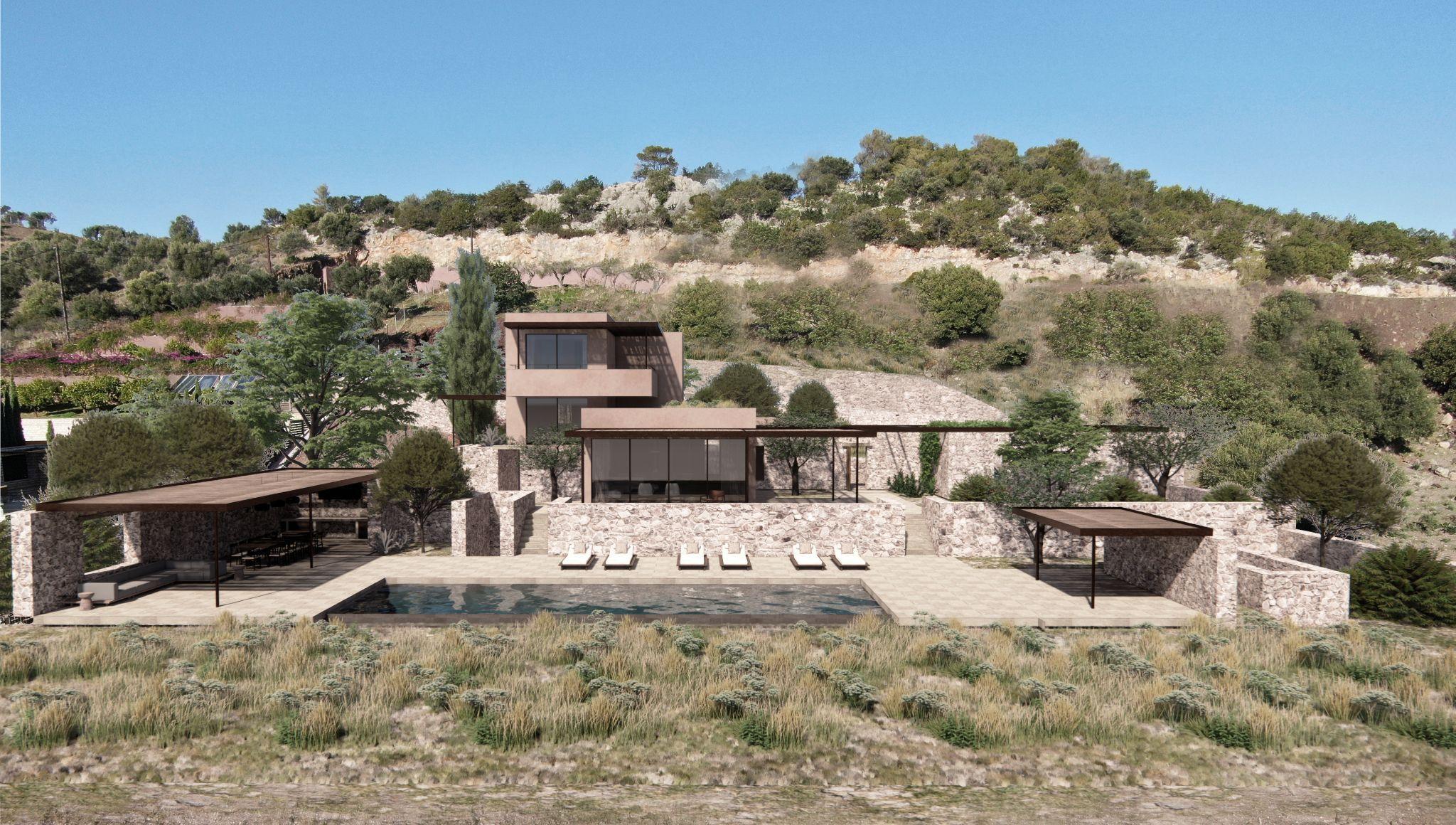 Villa Aeon: Villa am Wasser (425 m²) mit Infinity-Pool und privatem Strandzugang in Porto Cheli