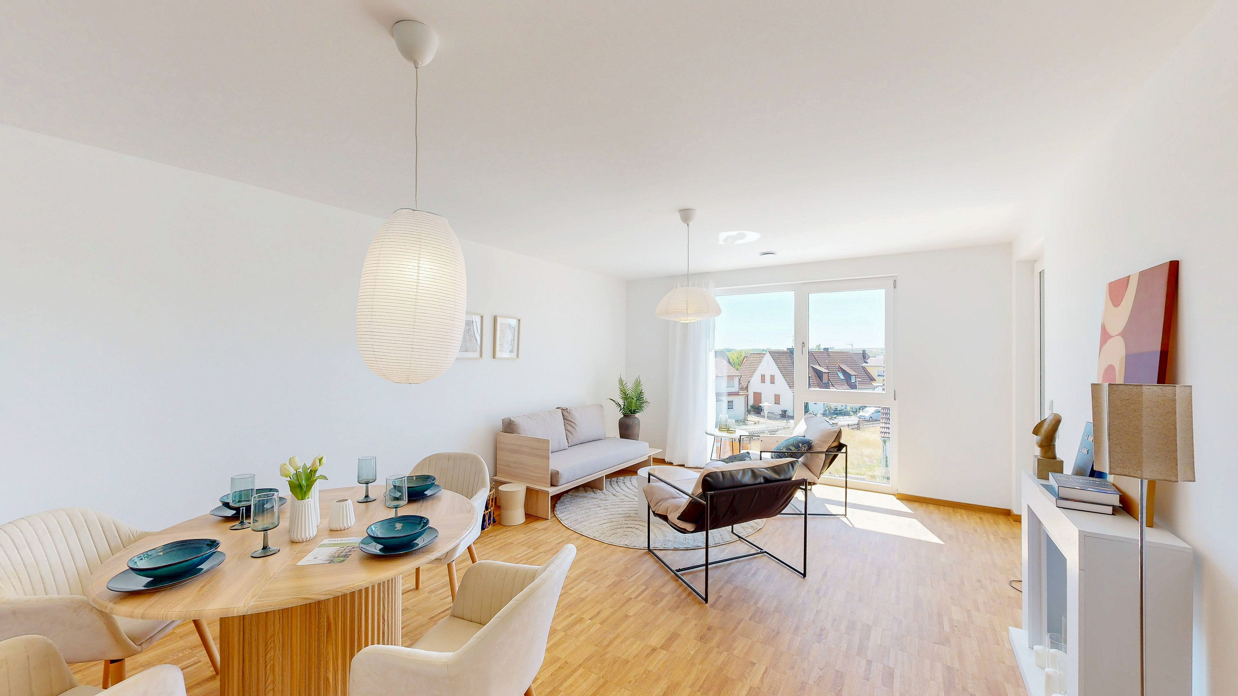 Space that inspires – comfortable 2-room apartment in Volkach