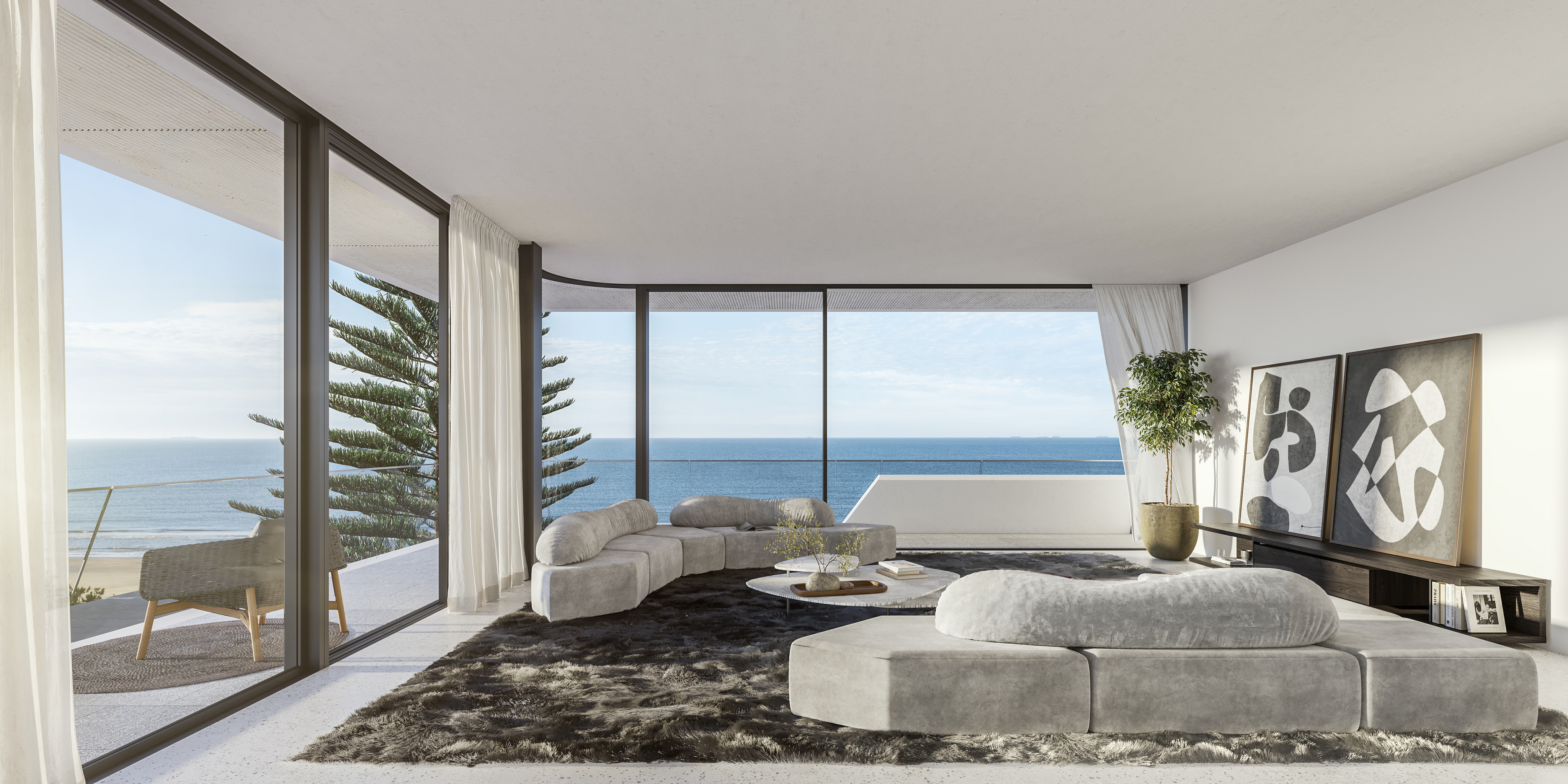 Brand new triplex penthouse with private rooftop and sea views for sale in Montevideo, Carrasco