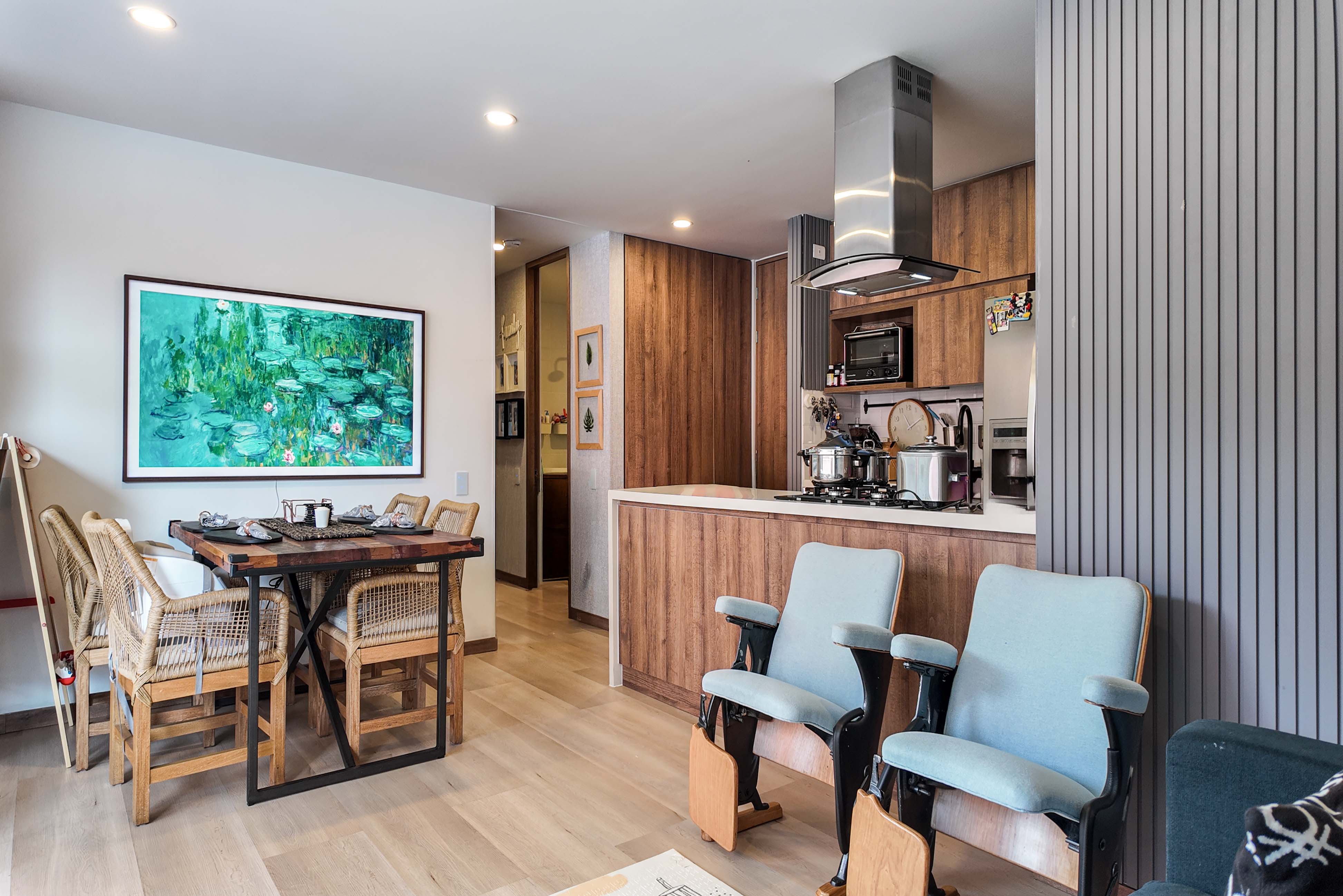 Apartamento con balcón y clubhouse para venta en El Trianón, Envigado