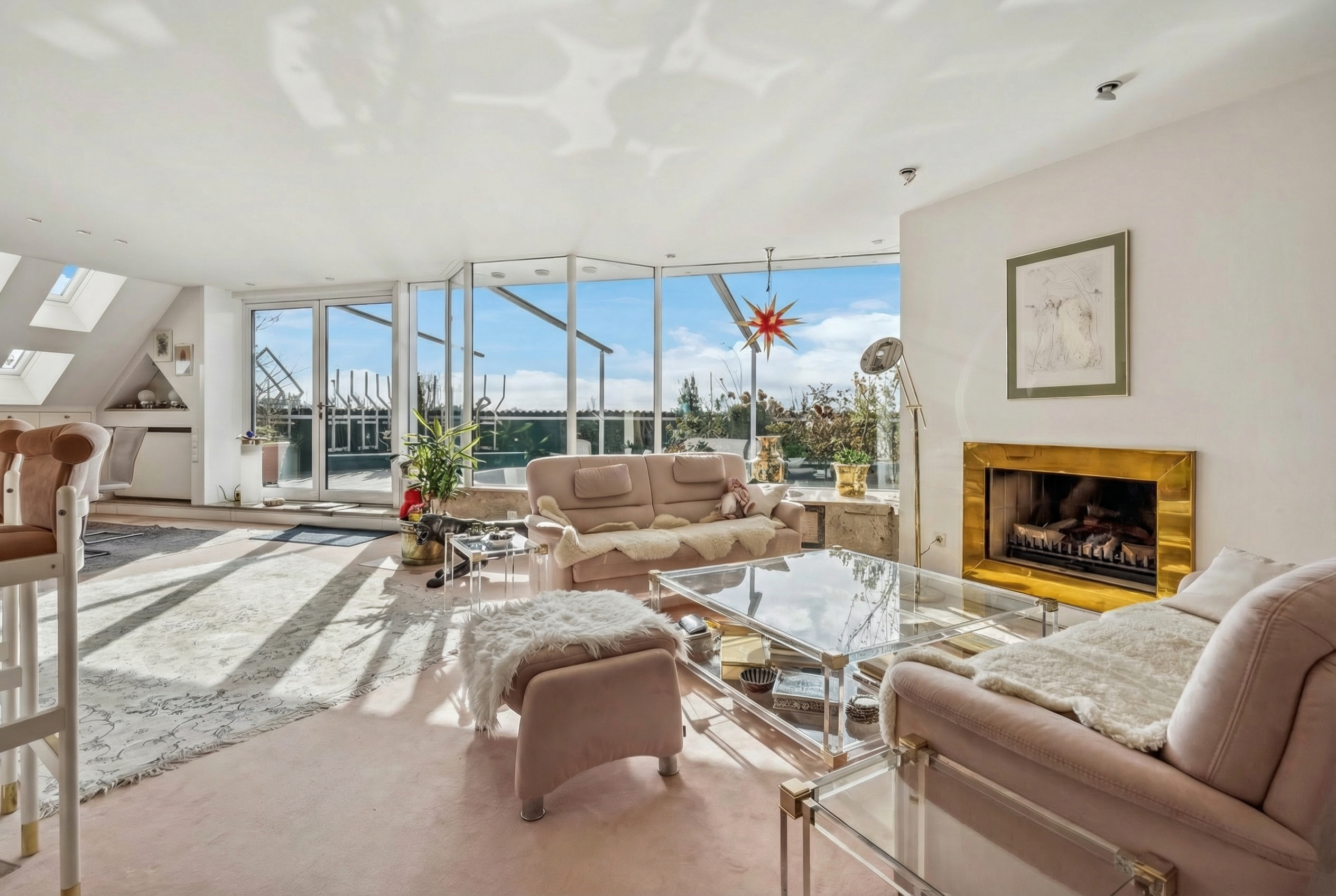 Luxury penthouse apartment with panoramic views in Königstein