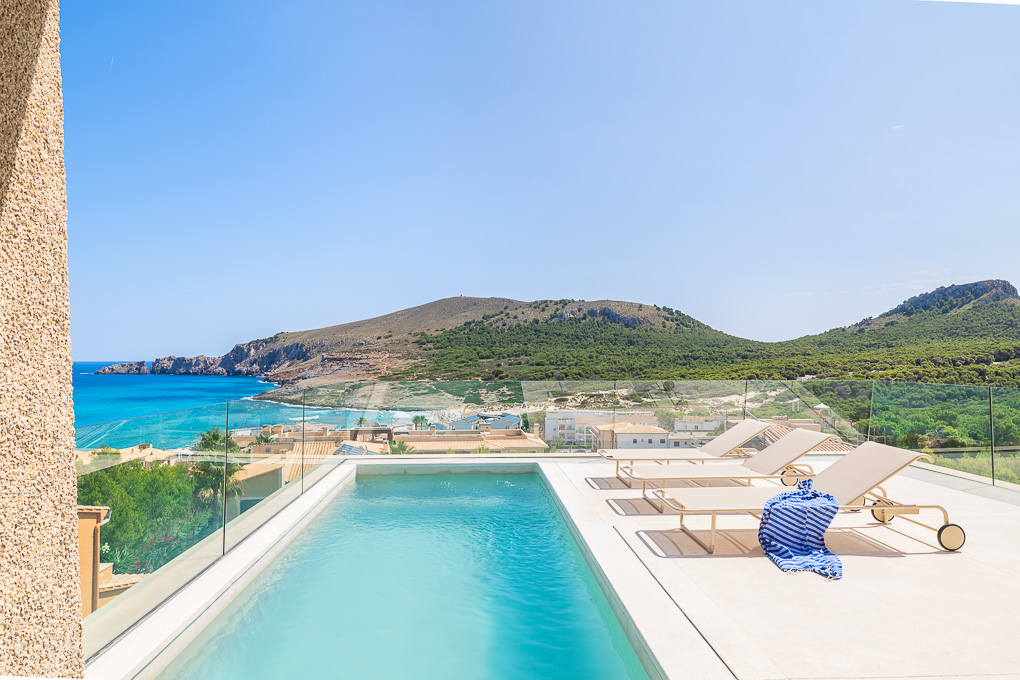 Moderne Designvilla mit Meerblick, Naturkulisse und maximalem Wohnkomfort bei Cala Mesquida