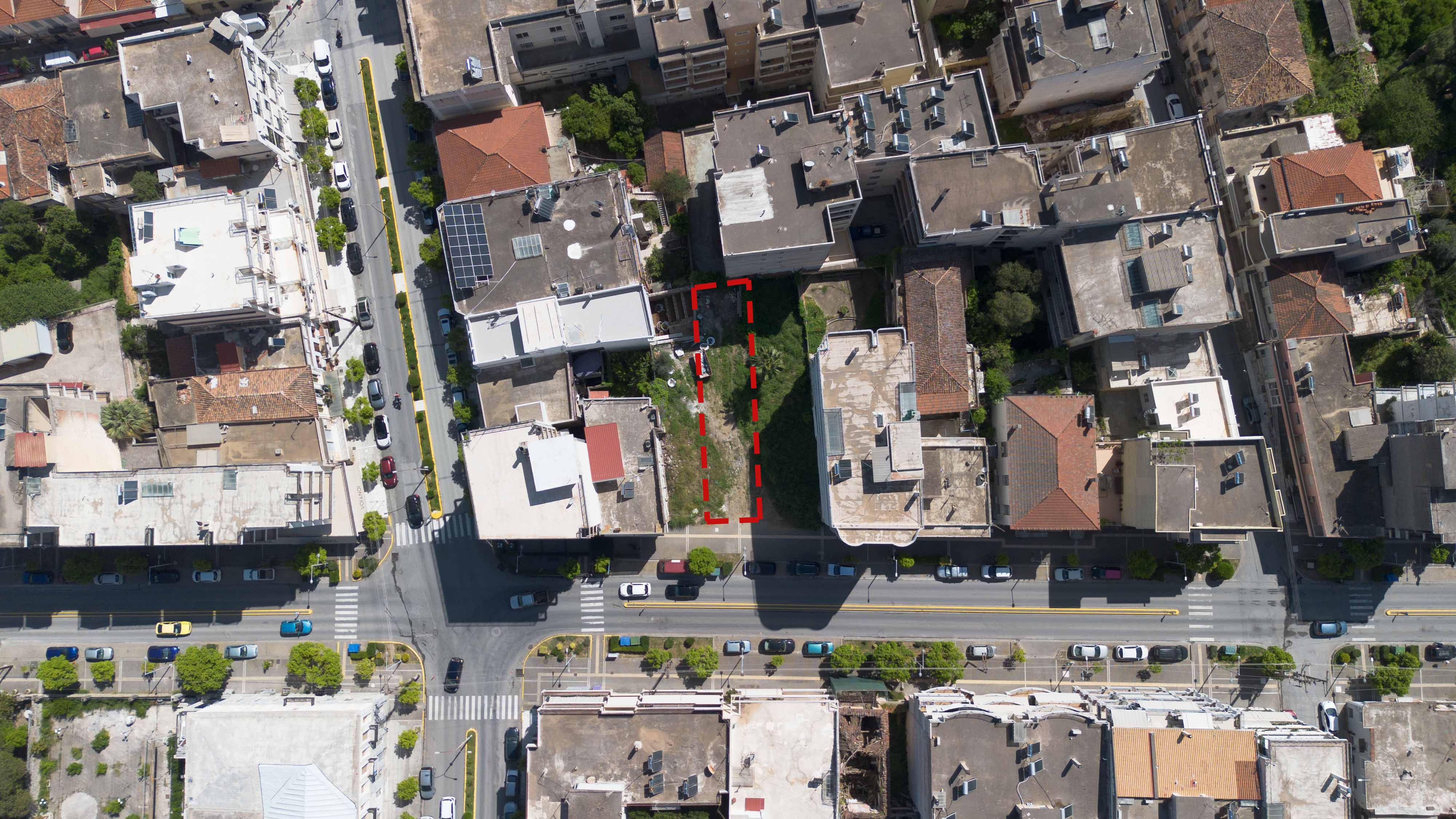Exclusive 231 sqm plot with 400 sqm building capacity in central Sparta