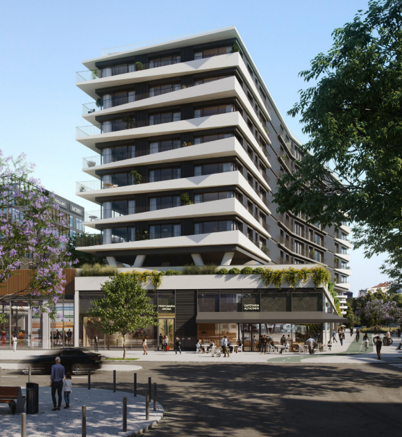 Brand new 1-Bedroom Apartment with Balcony and Parking at Campo Novo Development, Lisbon