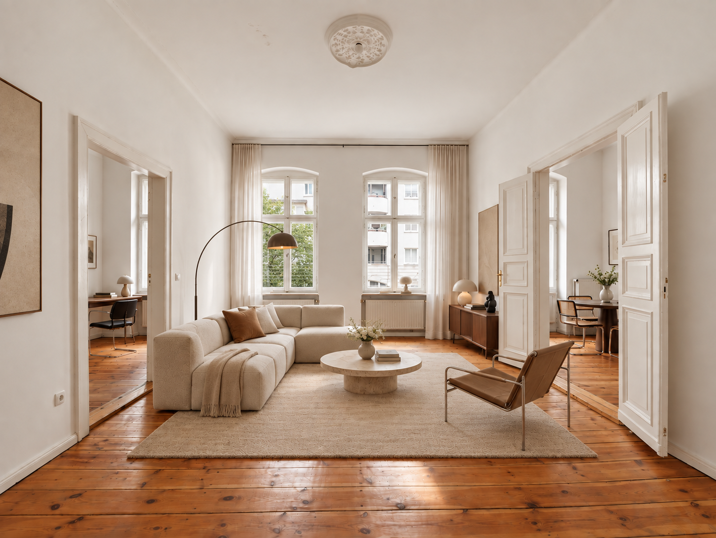 Charmante Altbauwohnung mit Stil und Geschichte [AI-modified]