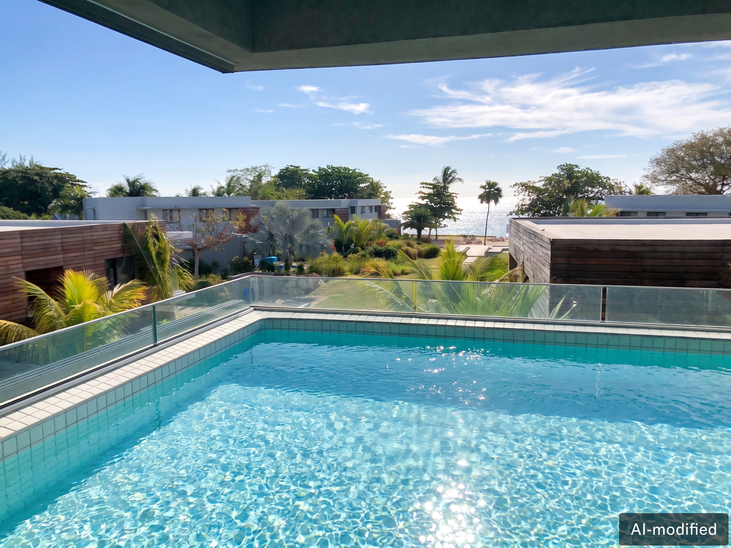 Fully Furnished 3-Bedroom Apartment with direct beach access