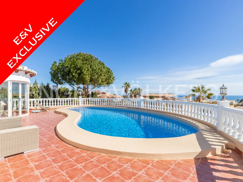 Mediterranean villa with breathtaking sea views