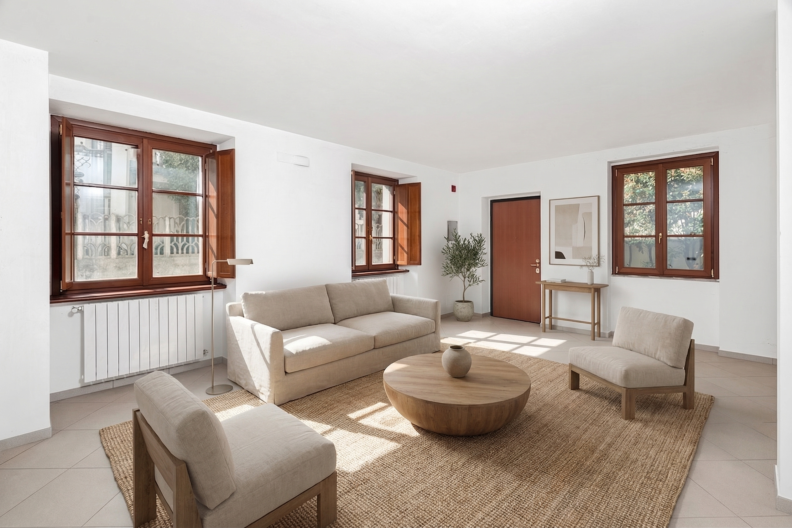 Apartment with garden: perfect for home + studio