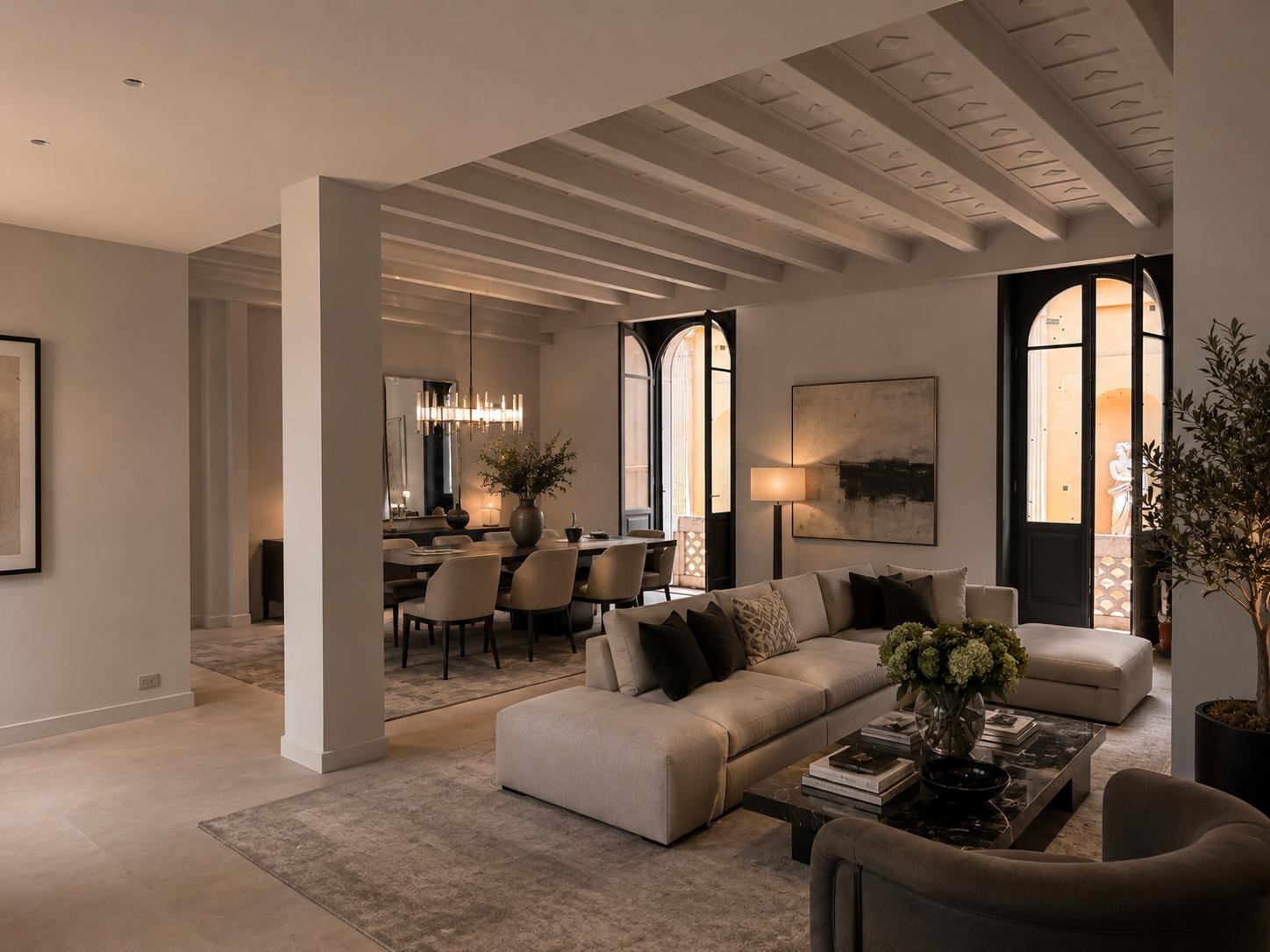 Prestigious apartment in the Roman heart of Verona [AI-modified]
