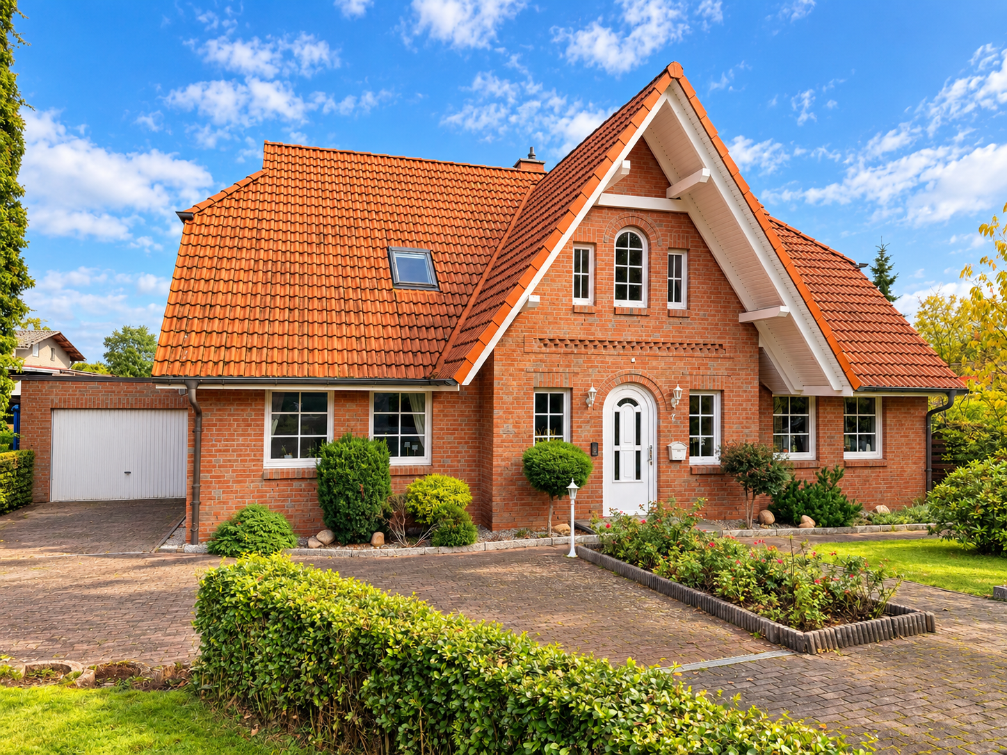 Landhausflair trifft Großzügigkeit – ein besonderes Zuhause mit zwei Wohnbereichen in Göhren [AI-modified]