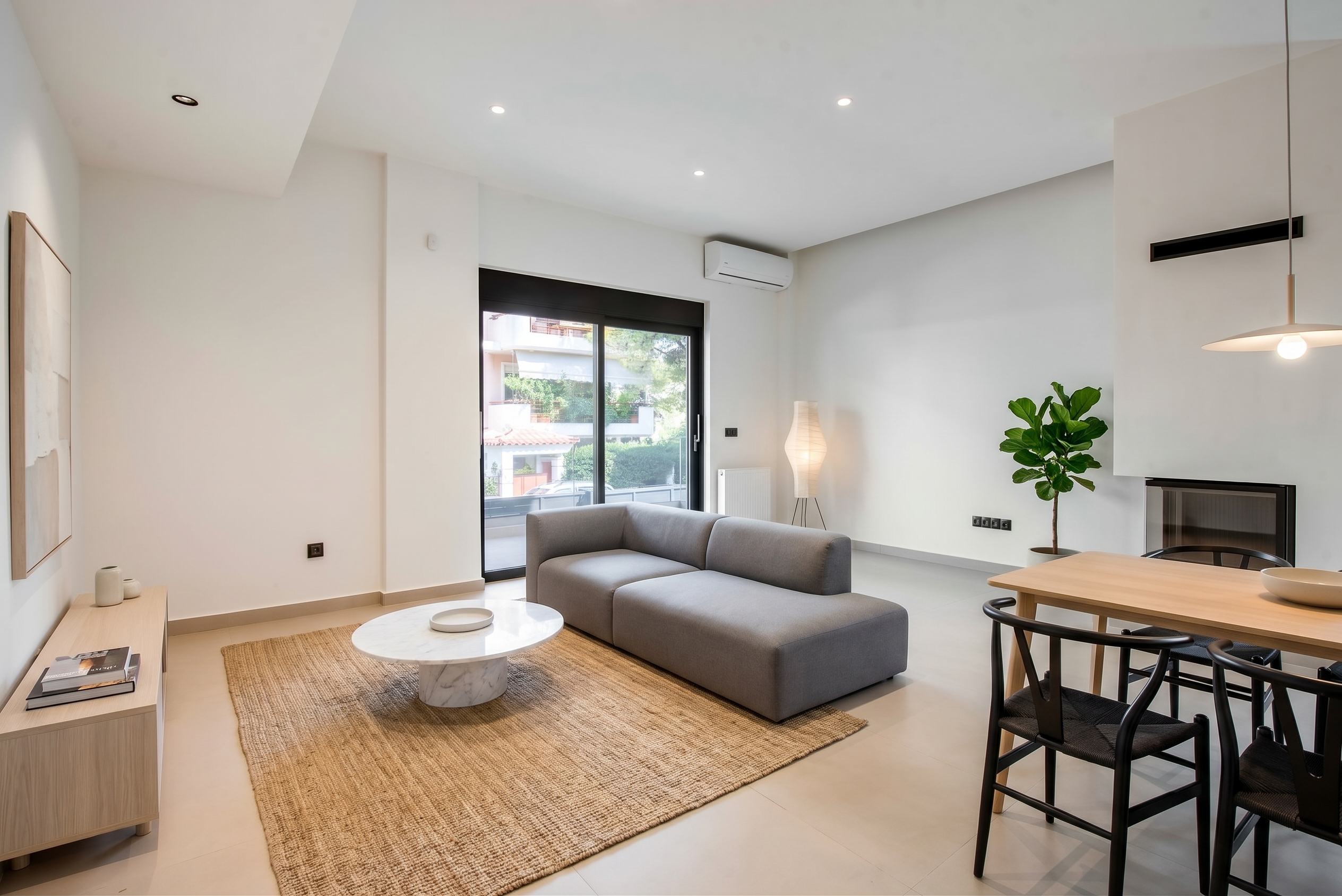 Newly built apartment with private garden and 2 parking spaces [AI-modified]