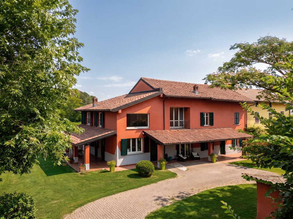 Cascina semi-indipendente con giardino privato