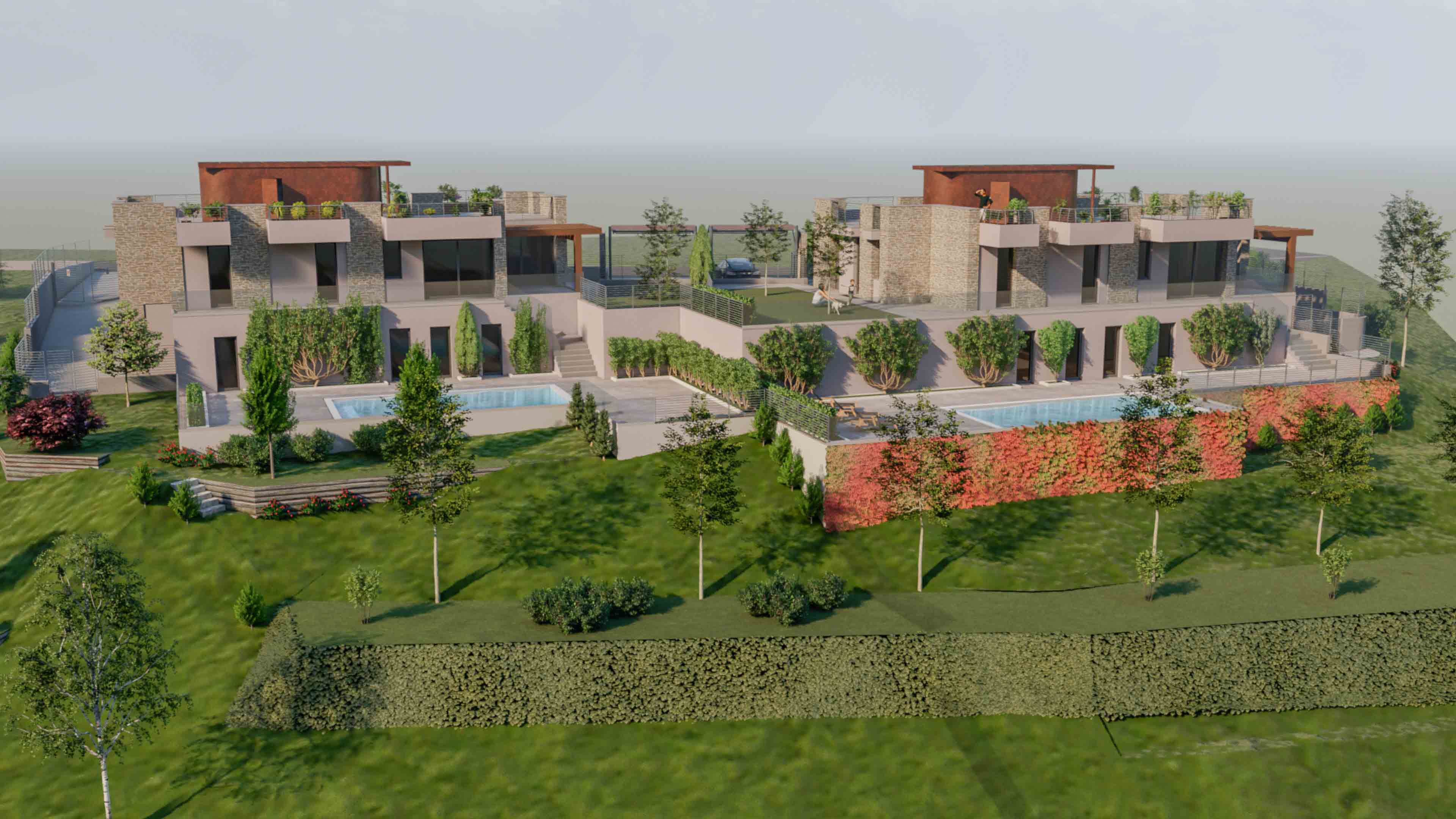 Exclusive newly built villa on the hills of Alba