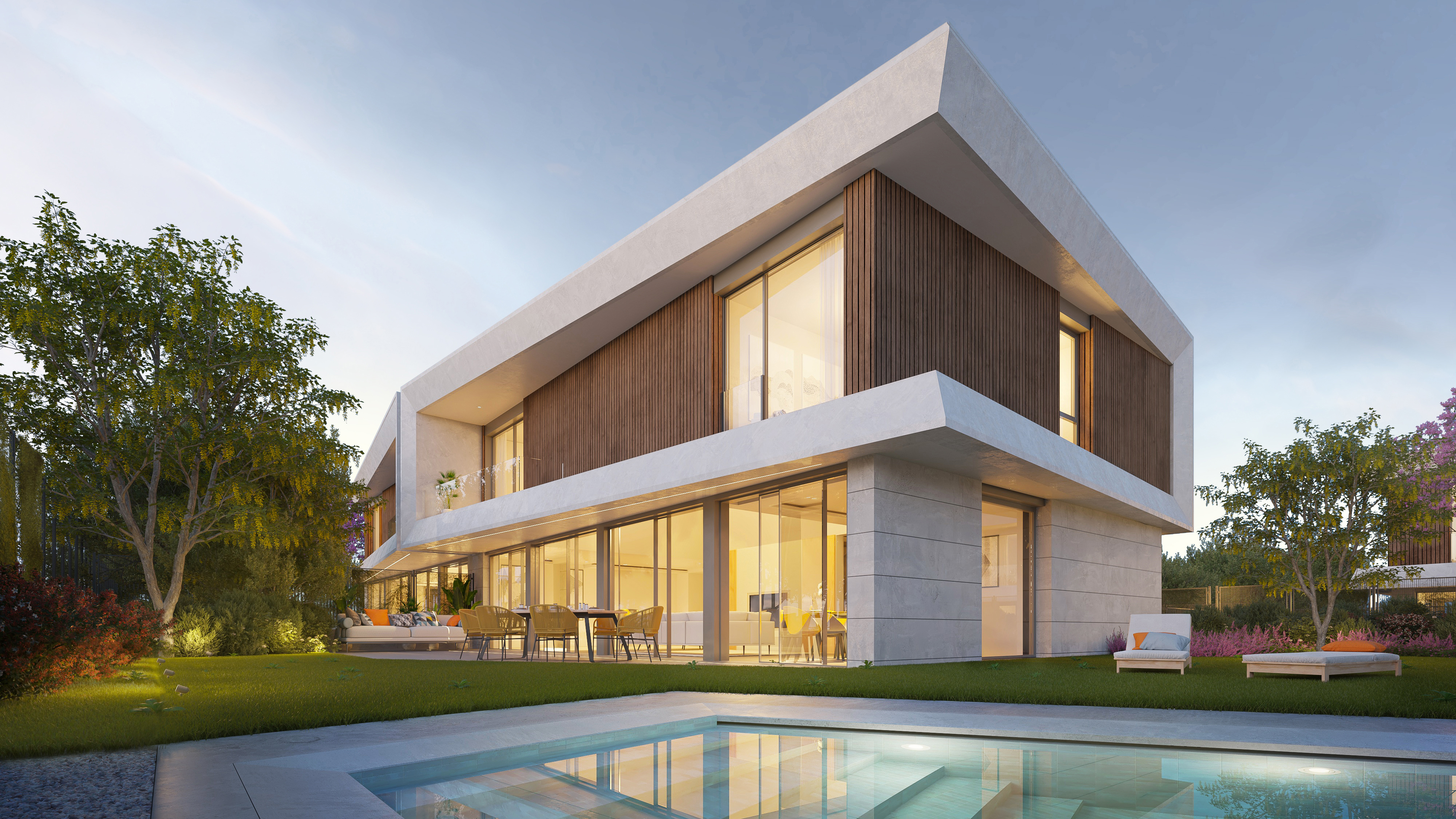 New construction in the Diplomats' District