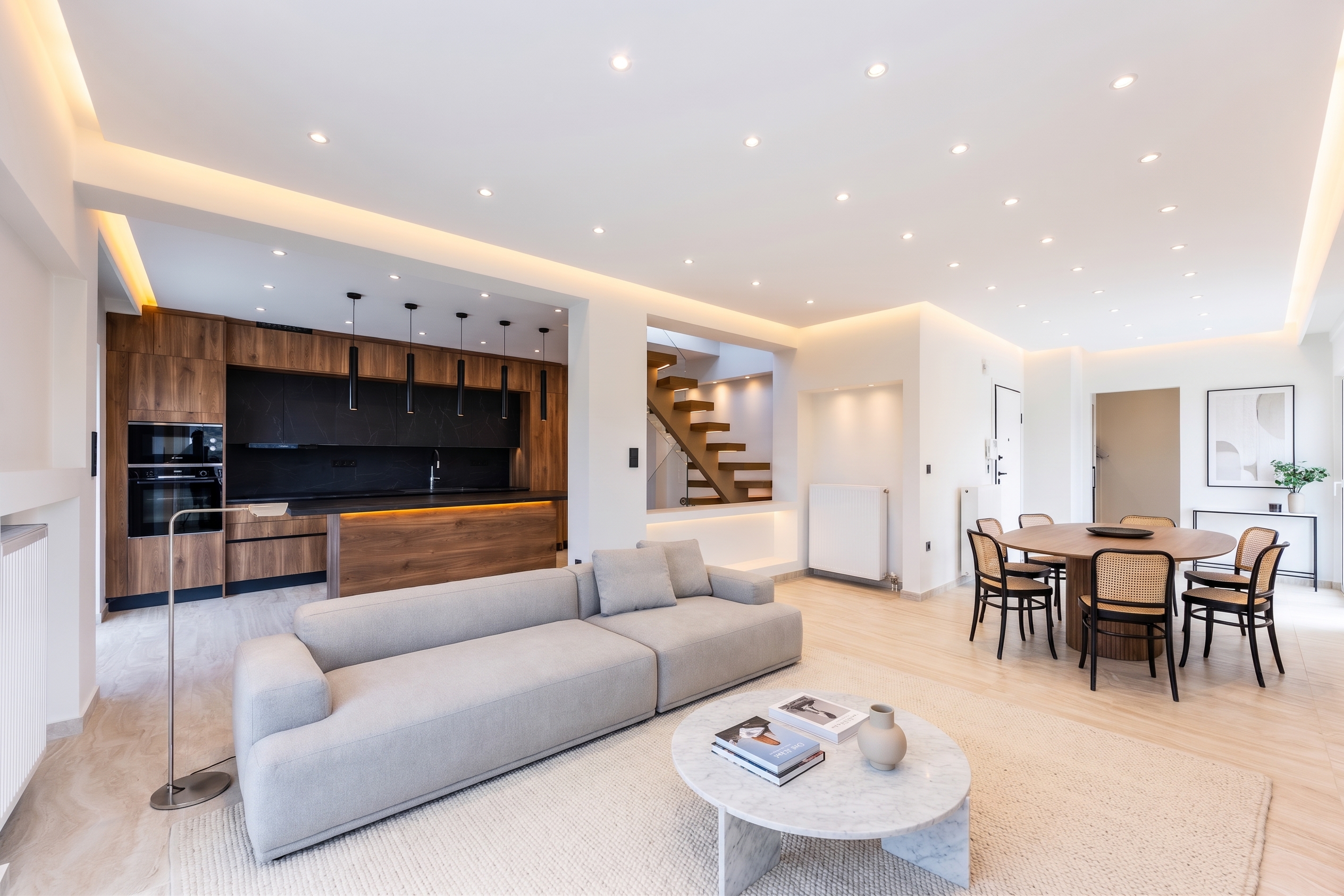 Luxurious penthouse overlooking Alsos Pangrati [AI-modified]
