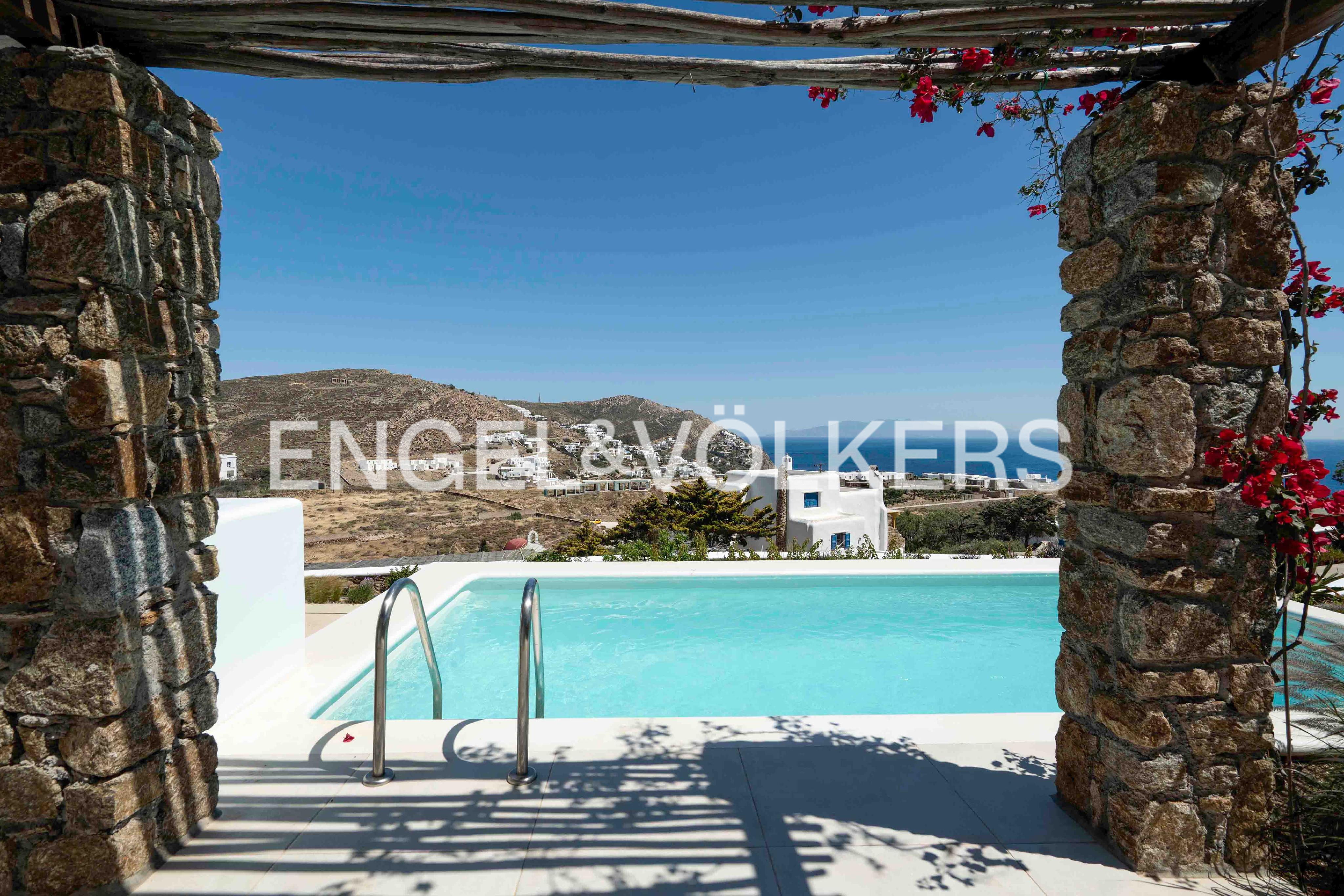 Cycladic Villa with Pool in Ftelia, Mykonos