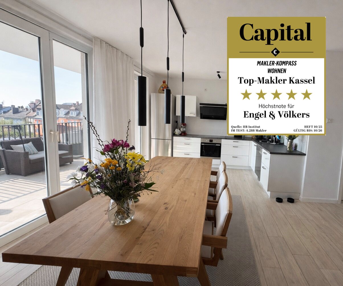 Citynah und exklusiv mit Sonnenbalkon!