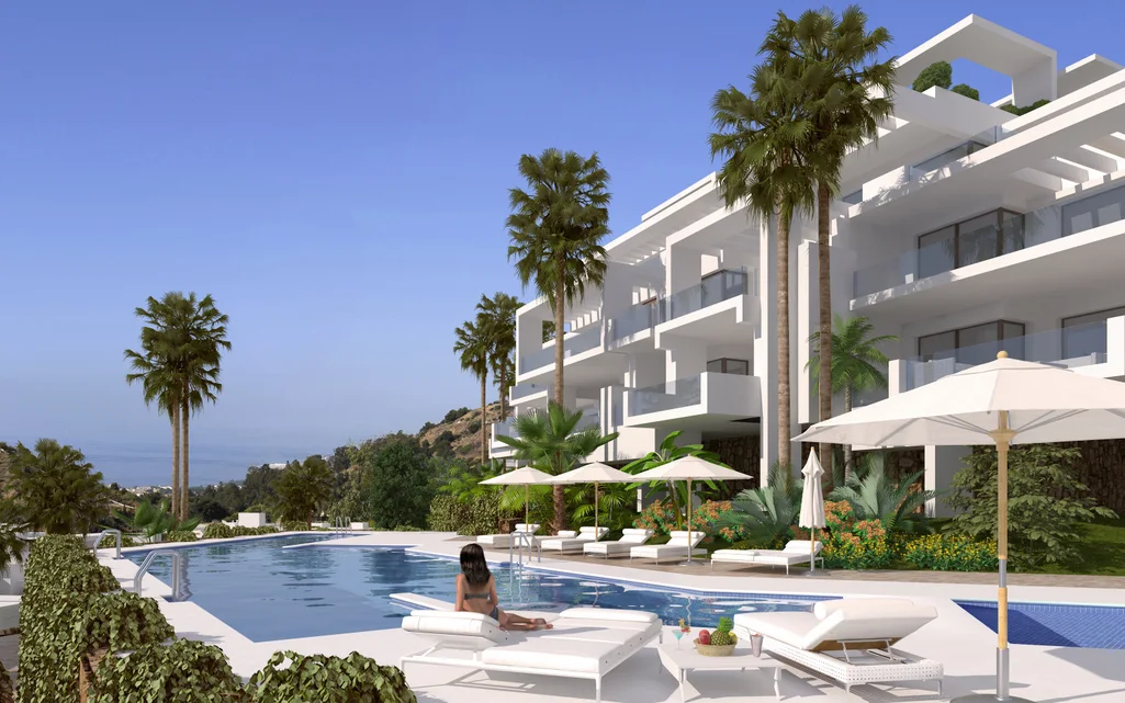 Unique resort with views and leisure facilities minutes away from Marbella