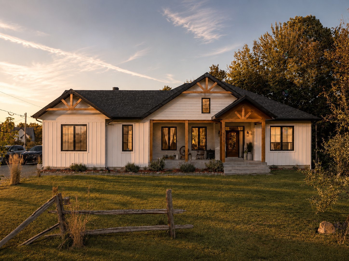Balance between  nature and immediate proximity to amenities