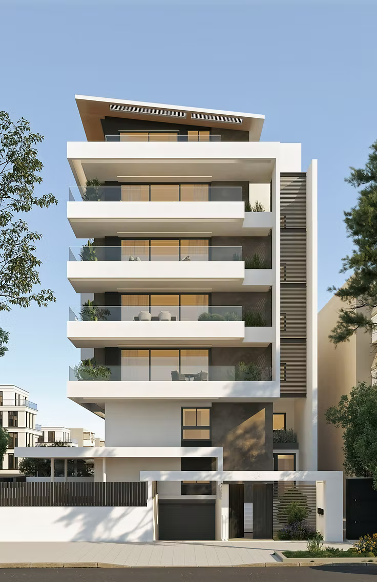 Minimal one-bedroom ground-floor maisonette in Αnο Glyfada