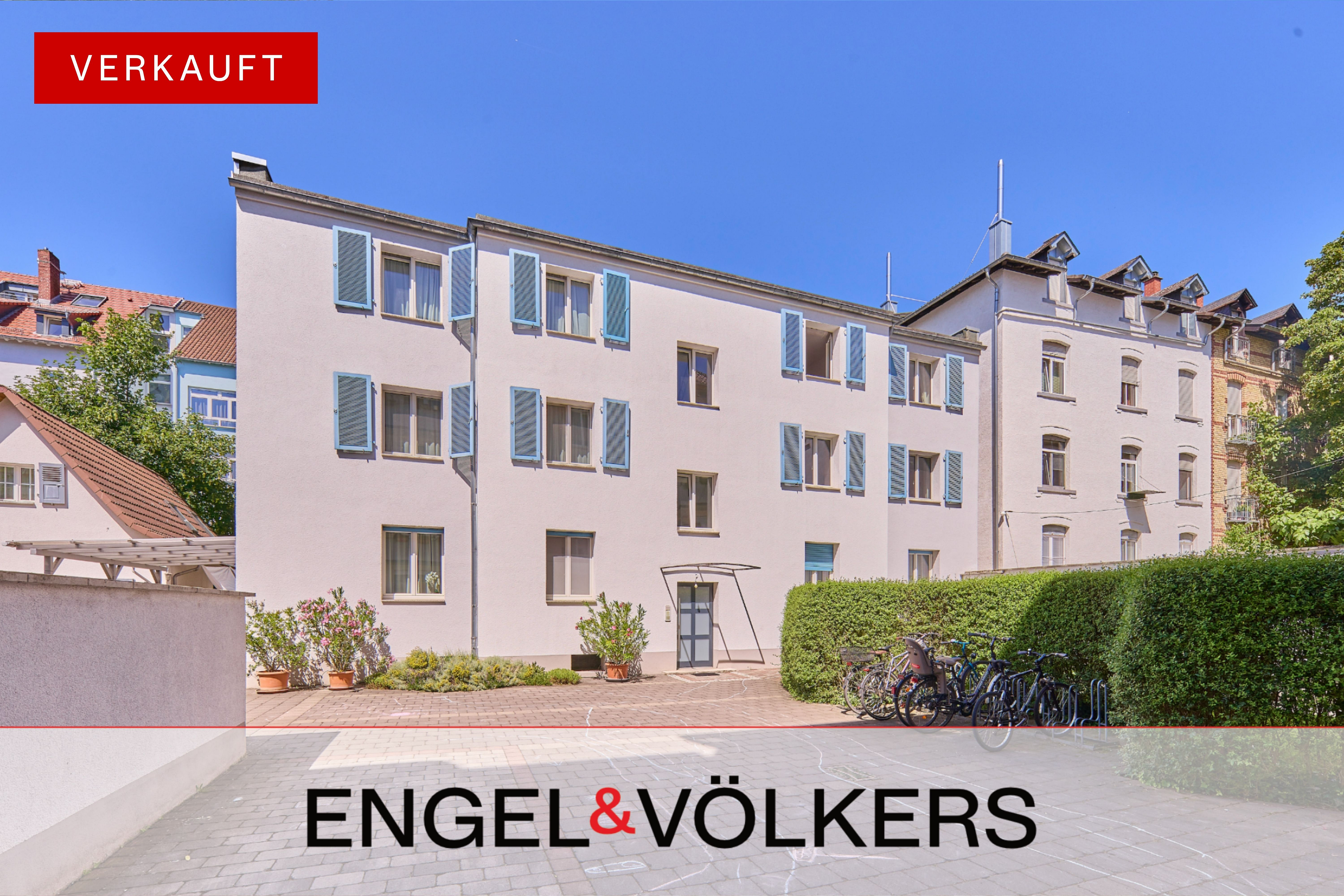 **VERKAUFT**  Attraktives Wohnensemble: Zwei Mehrfamilienhäuser & ein Einfamilienhaus in begehrter Lage im Martinsviertel-Darmstadt