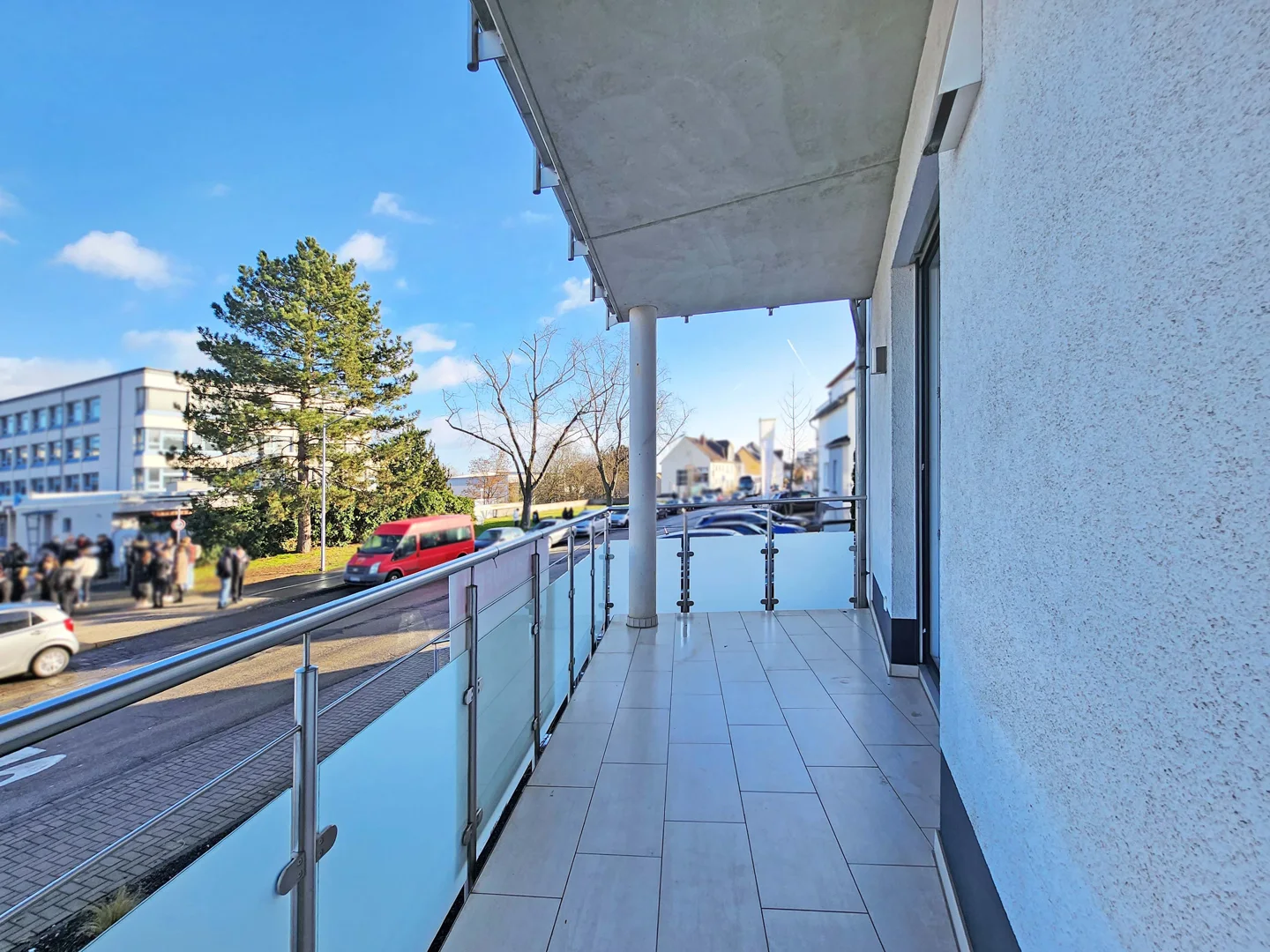 Moderne, barrierefreie Erdgeschosswohnung mit Balkon