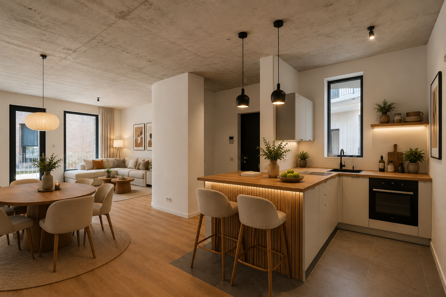 Großzügige 4-Zimmer-Wohnung zwischen urbanem Leben und ruhigen Rückzugsort