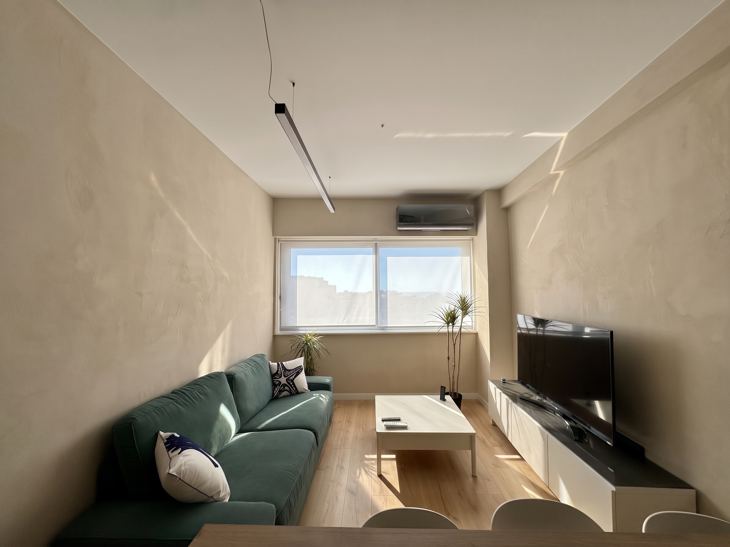 Minimal furnished 50 sq.m. apartment in Exarchia [AI-modified]