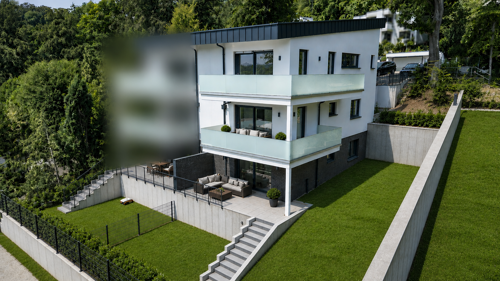 Architektur trifft Aussicht – Exklusive Neubau-Doppelhaushälfte in außergewöhnlicher Hanglage