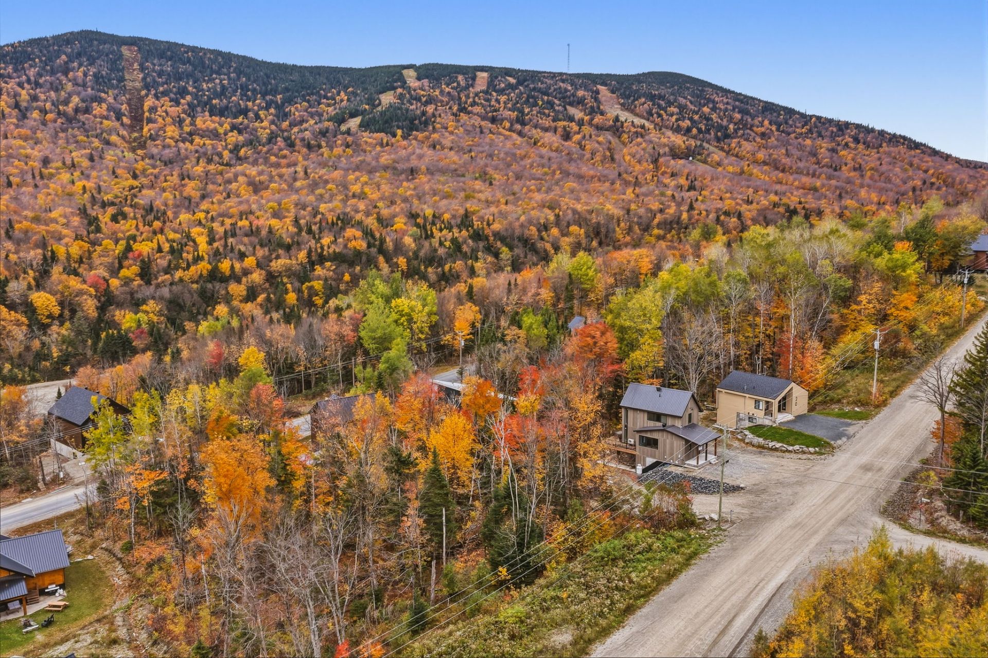 Wooded Lot with Panoramic Ski Slope Views