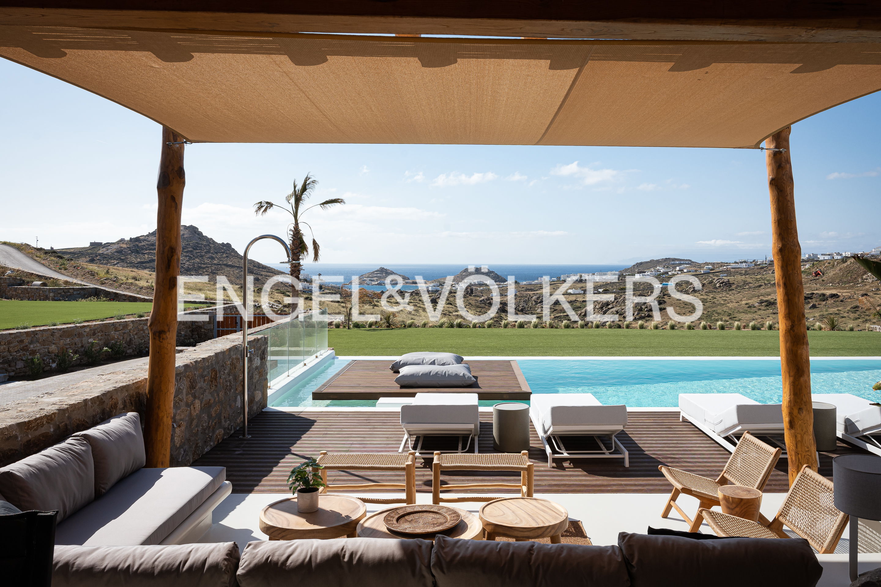 Luxury Hilltop Villa with SeaView in Mykonos