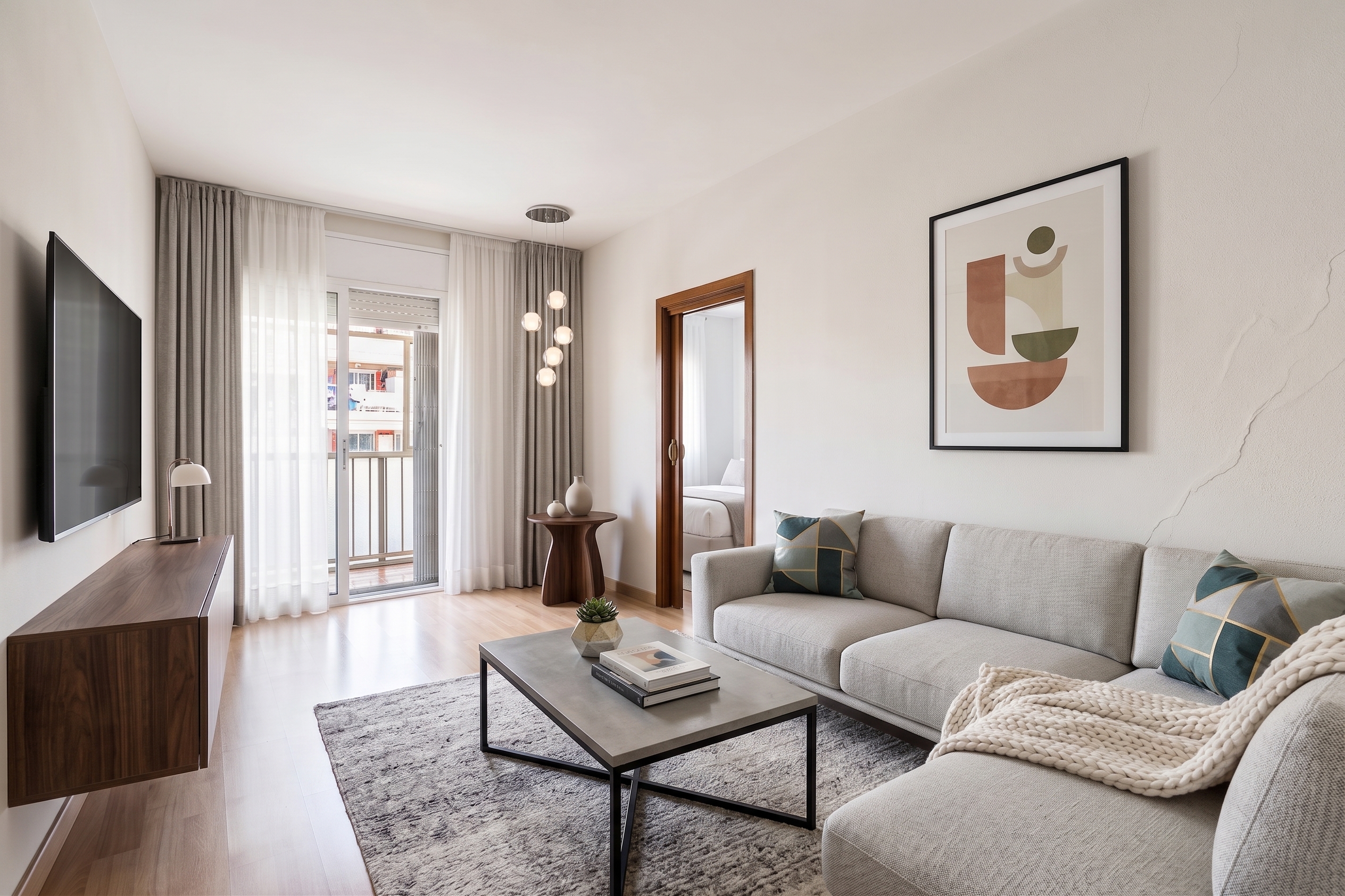 3-bedroom apartment in Poble-sec next to Plaça d'Espanya