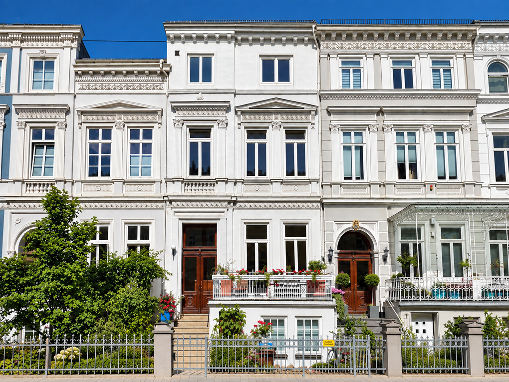 Ruhige 2-Zimmer-Wohnung im „Viertel“ mit Gartenblick, Terrasse & Ausbaureserve [AI-modified]
