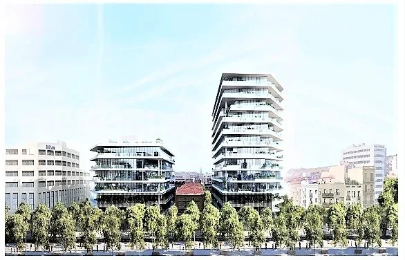 Ofinas con terrazas privativas en el nuevo edifico Sea Towers, en el 22@