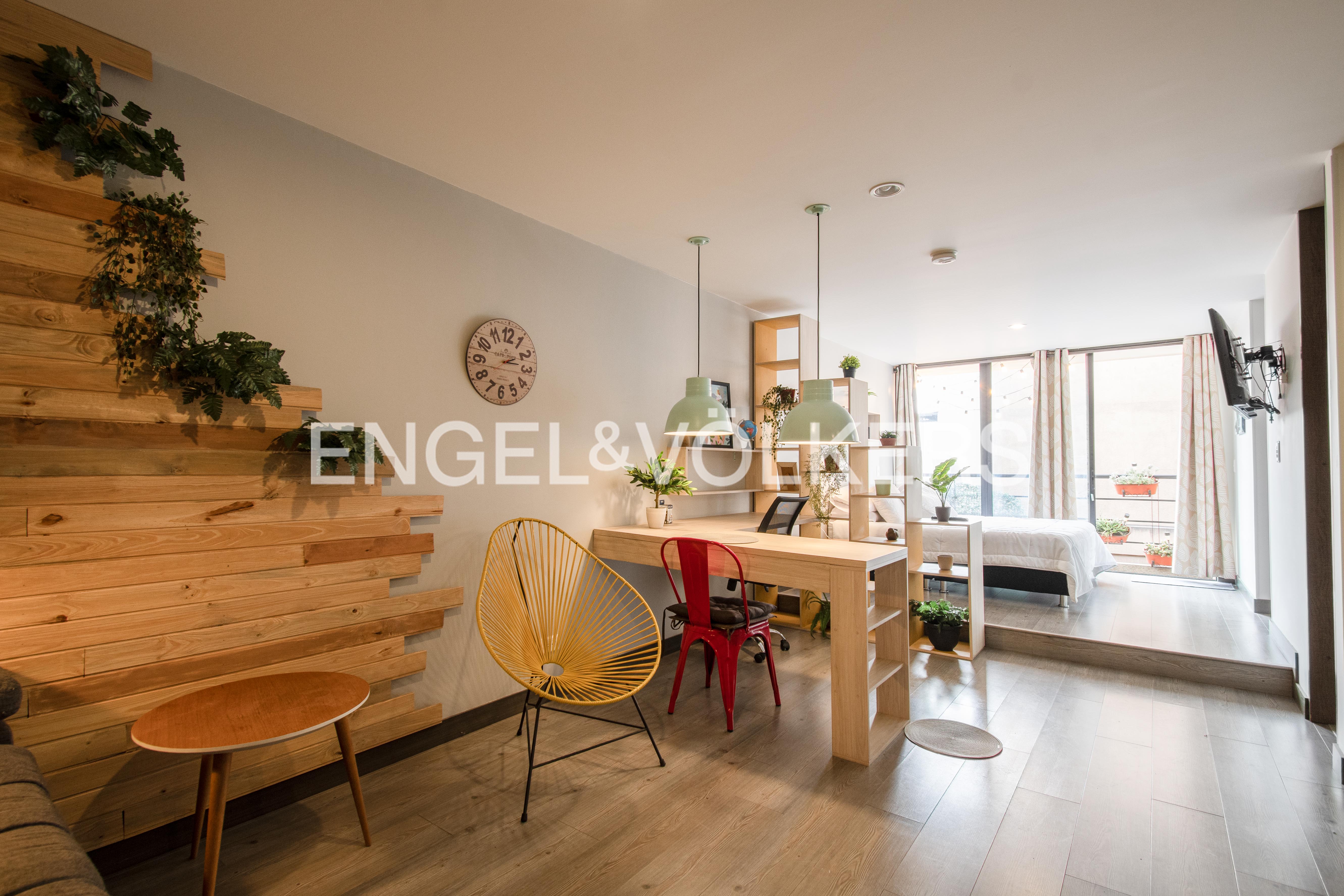 Apartamento tipo loft amoblado a la venta en Chapinero