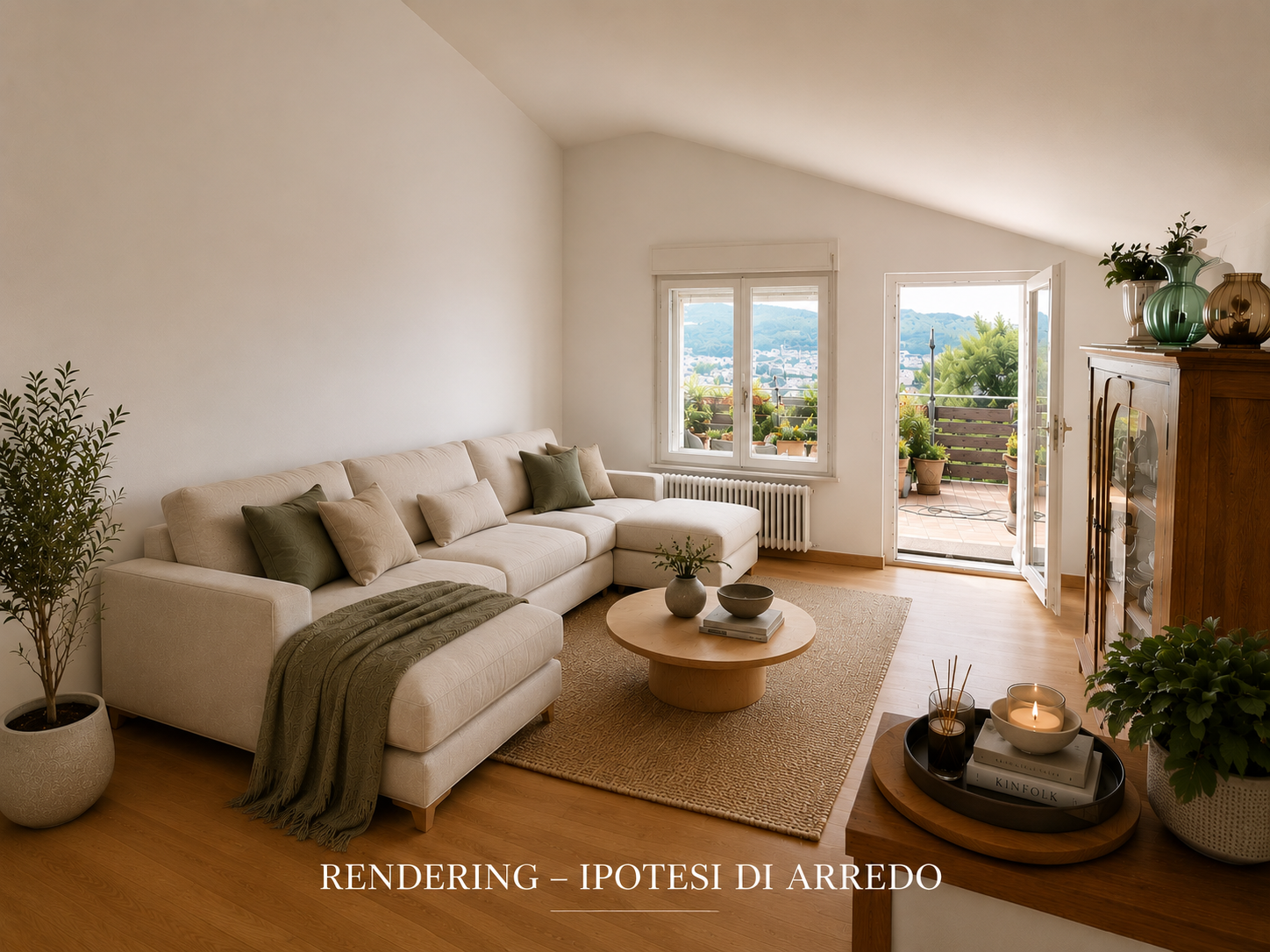 Investment apartment with large panoramic terrace