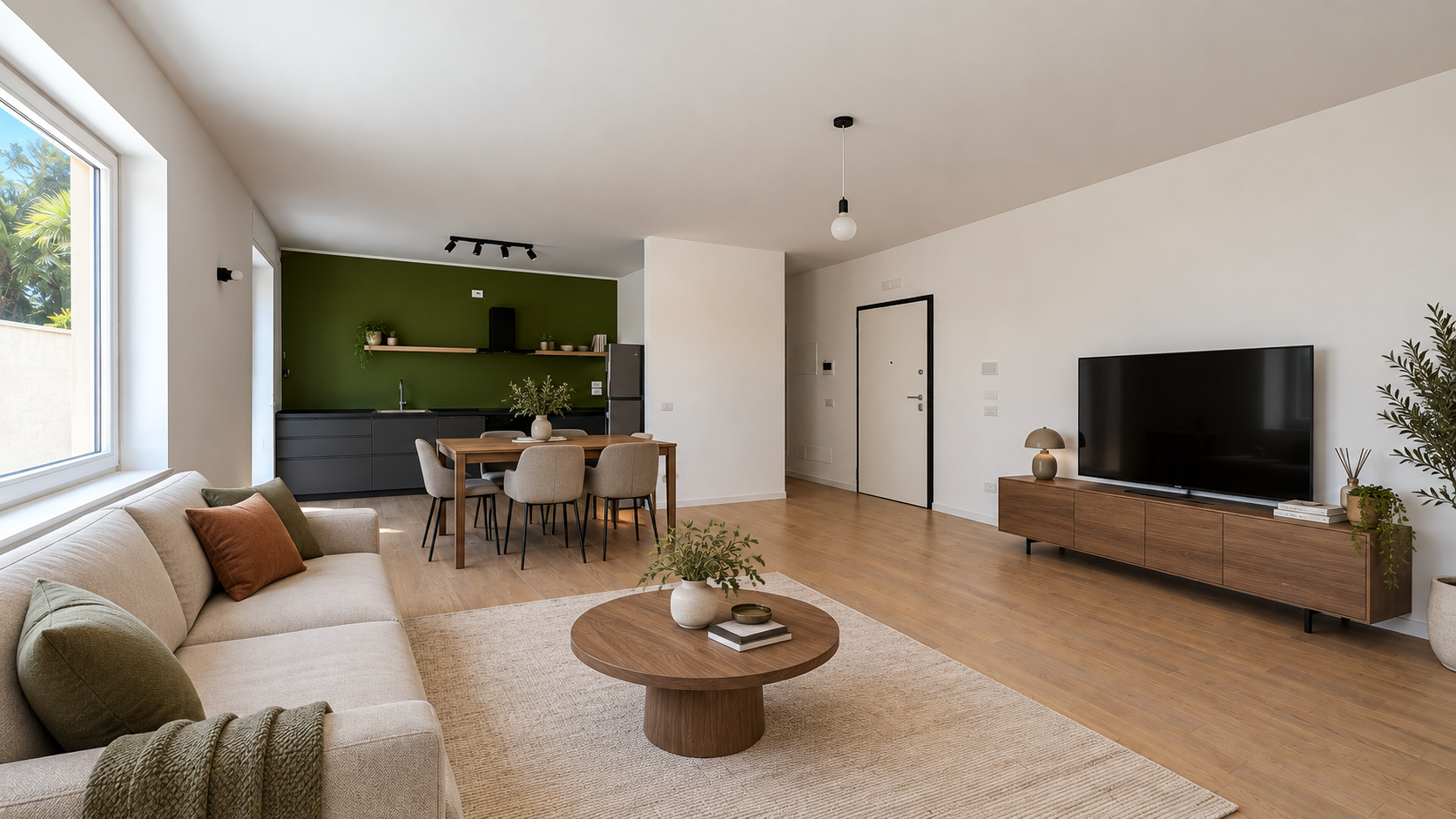 Modern one-bedroom apartment, Energy Class A4, in Palese [AI-modified]