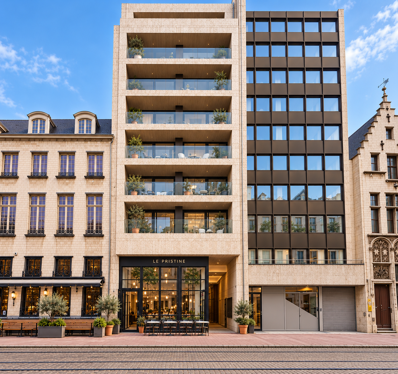 Appartement haut de gamme avec espace extérieur [Modifié par IA]