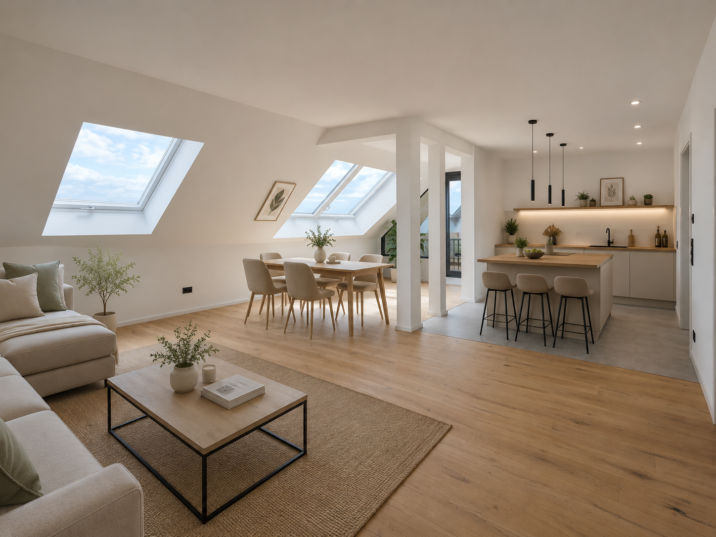 Hochwertig sanierte Dachgeschosswohnung mit besonderem Wohngefühl