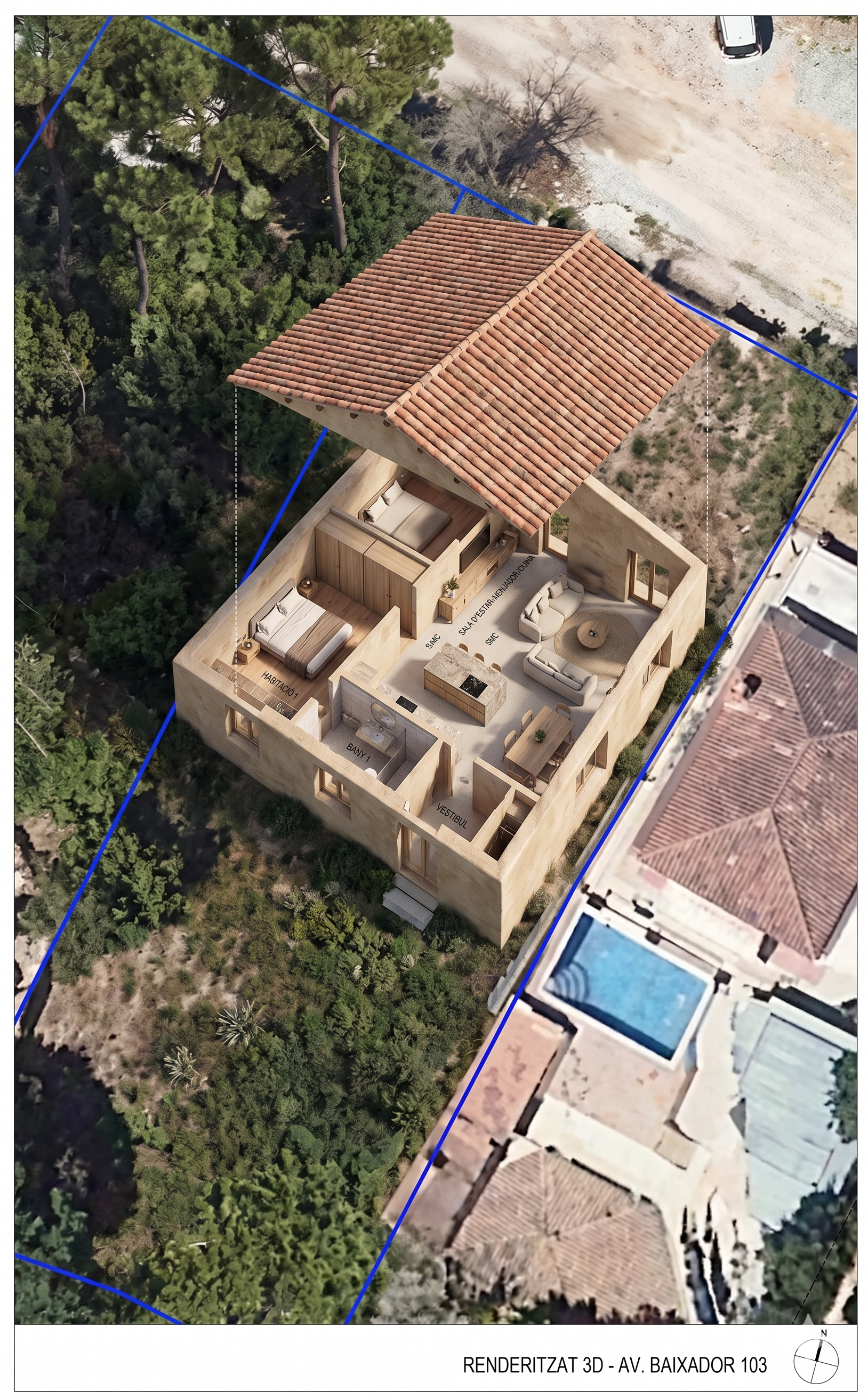 Magnificent Urban Plot of 811.98 m² - Valldoreix